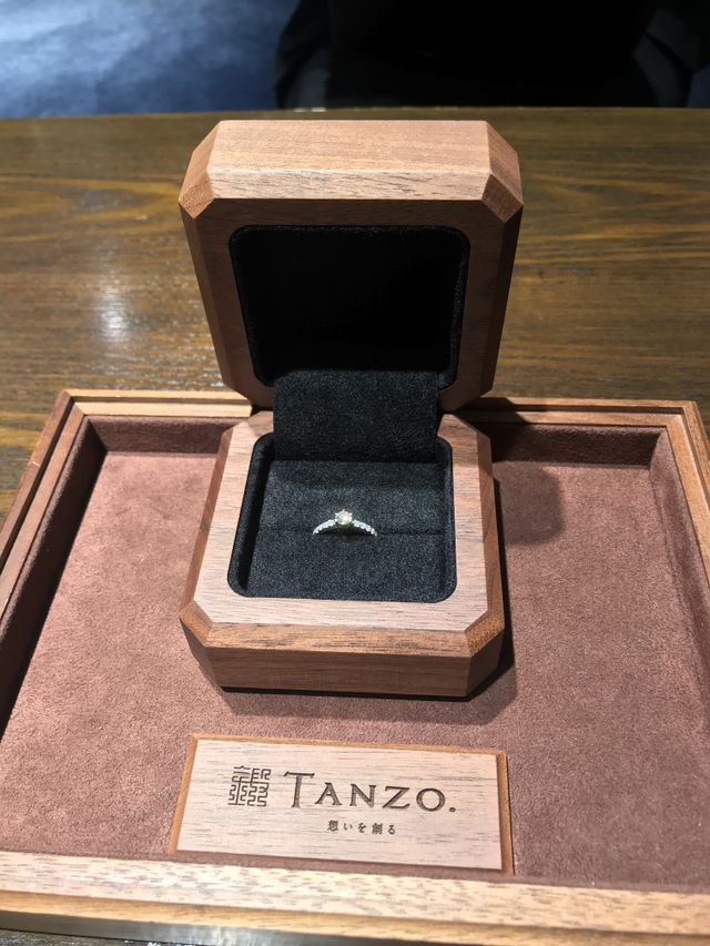 出来上がったリング