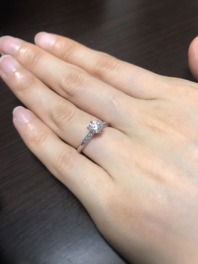 0.4カラット、IF、3EXの婚約