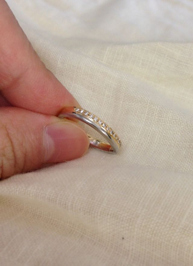 指輪を持ってます