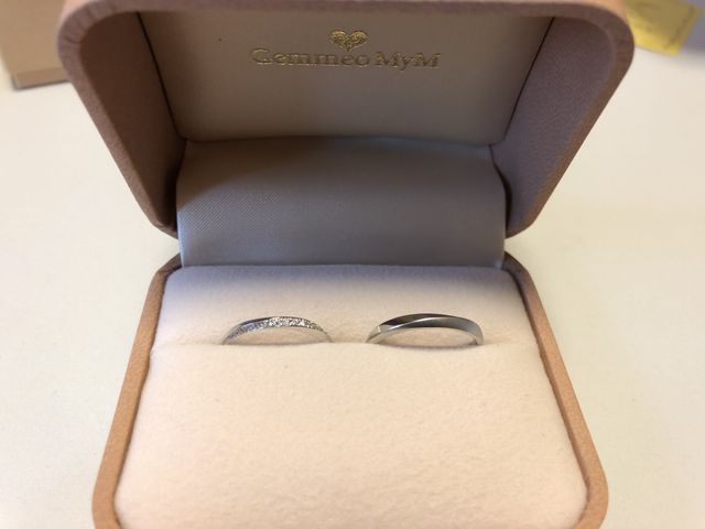 購入した結婚指輪