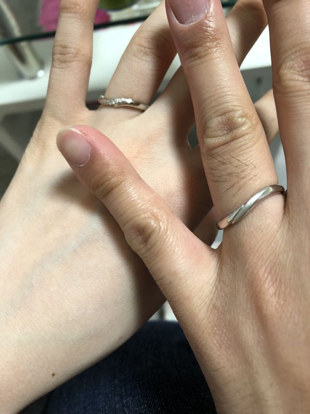 2人が納得出来るデザインで、大変満足してます。