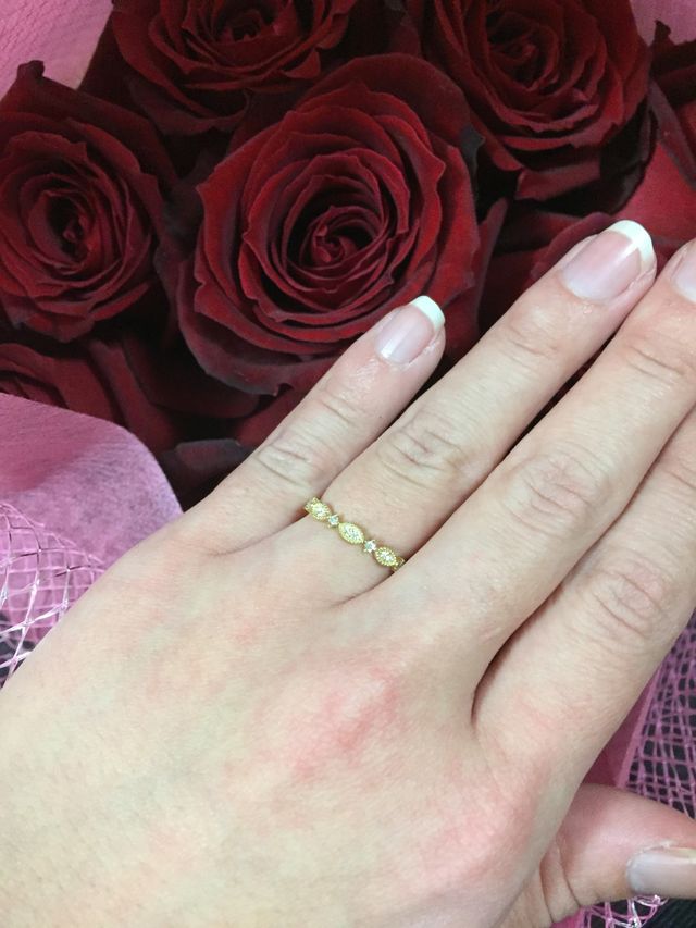 プロポーズをしてもらった時の写真です。