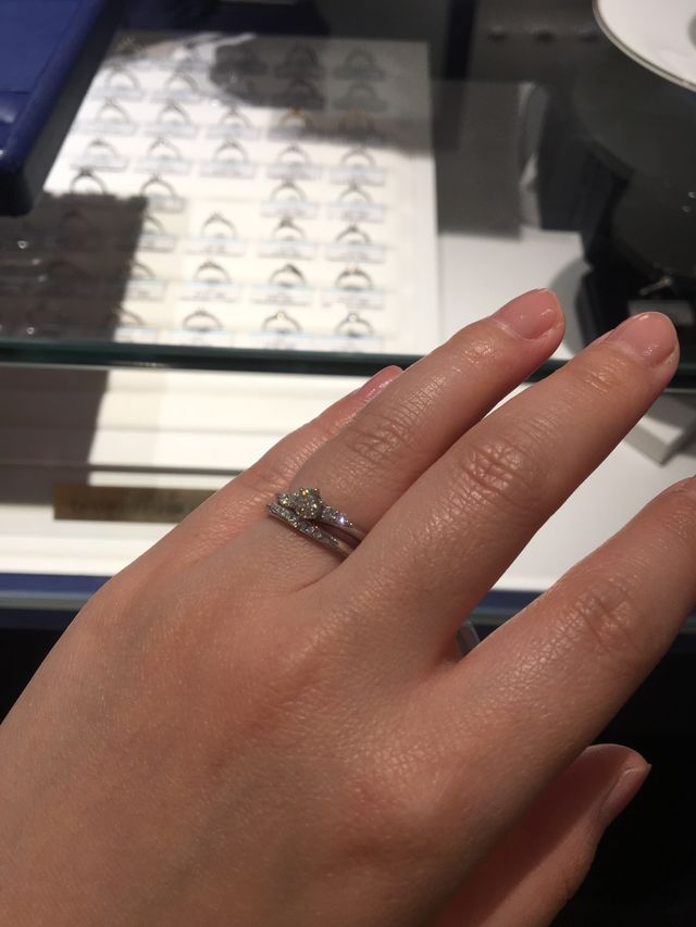 婚約指輪はイーノにしました！
