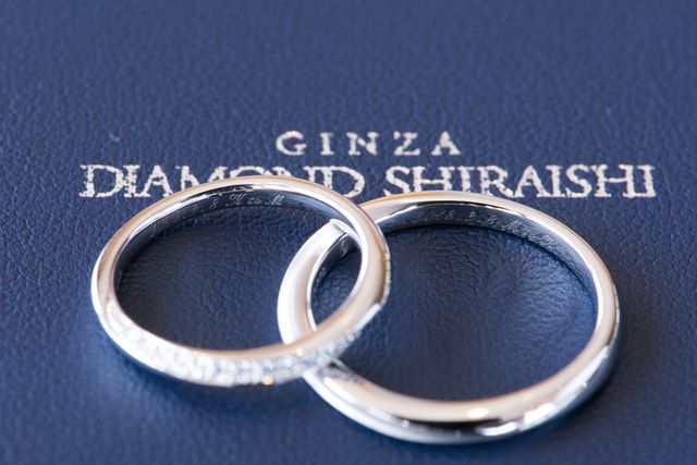 式の当日。カメラマンさんが撮っておいてくれました。