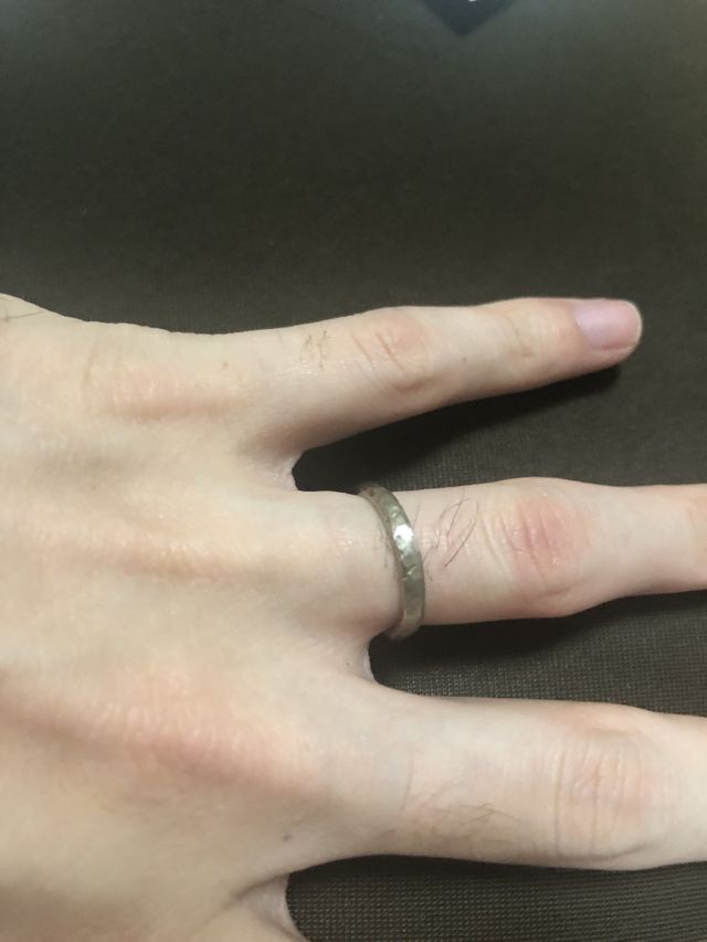 結婚指輪です。