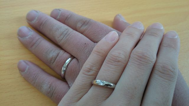 プラチナリングです。