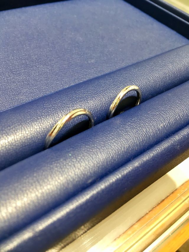 結婚指輪を購入しました！
素晴らしい仕上がりで大満足です！！