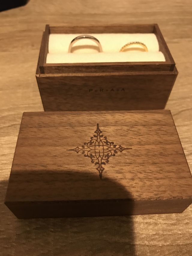 指輪2個の写真です