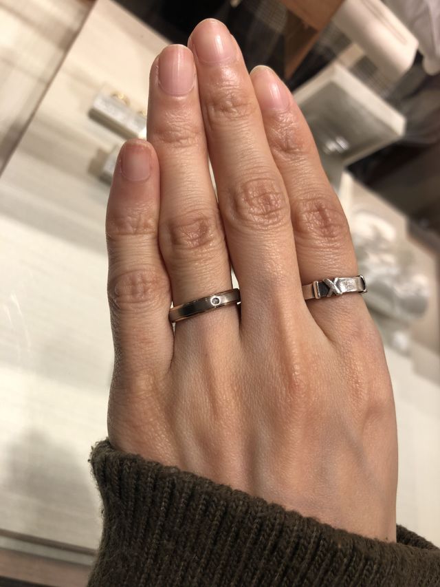 薬指につけている指輪です