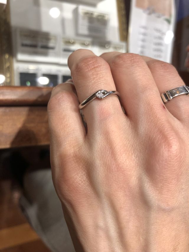 薬指に装着しているものです