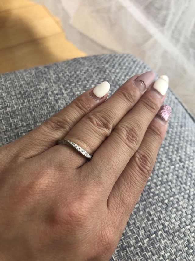 ダイヤの輝きに魅力を感じ購入しました