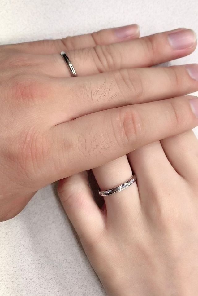 2人が好きな名前の指輪だったので即決めさせていただきました。