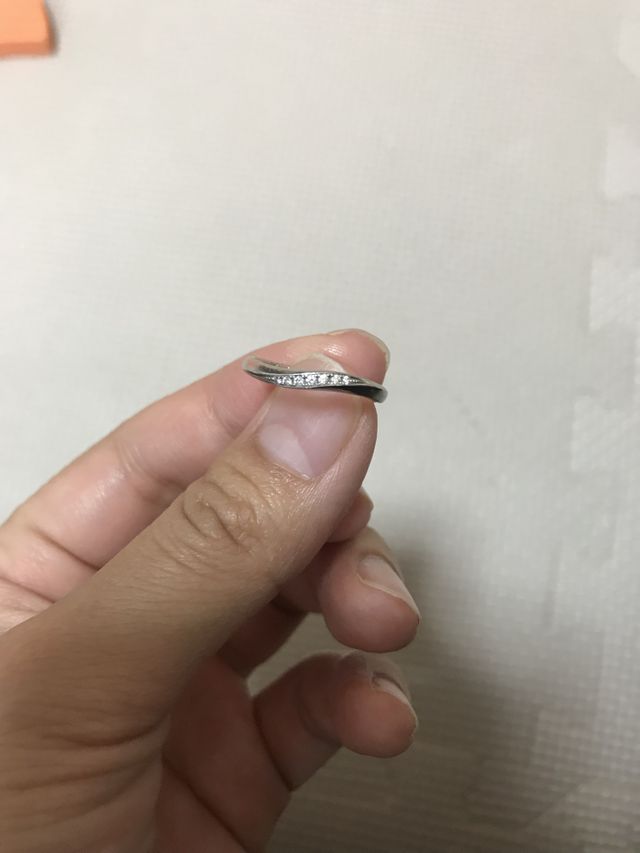 シンデレラデザインの指輪です。