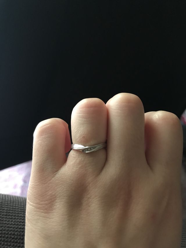 つけた状態です。緩やかなカーブがとてもきにいってます。