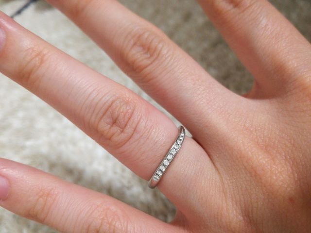 ダイヤがキラキラしていて気に入っています