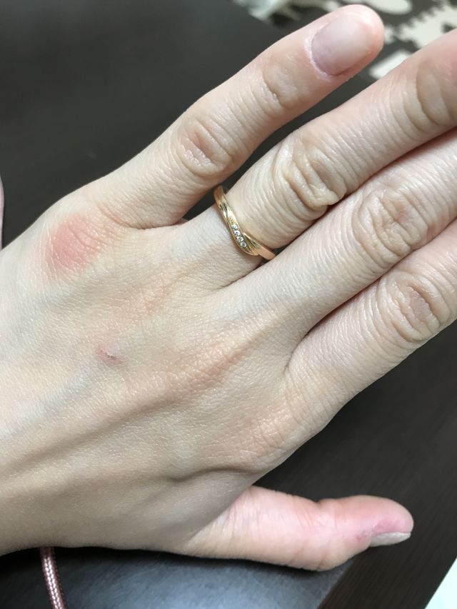 着用時の写真です。
購入は二年前になります