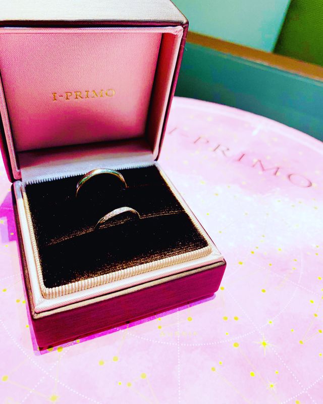 結婚指輪の写真です。