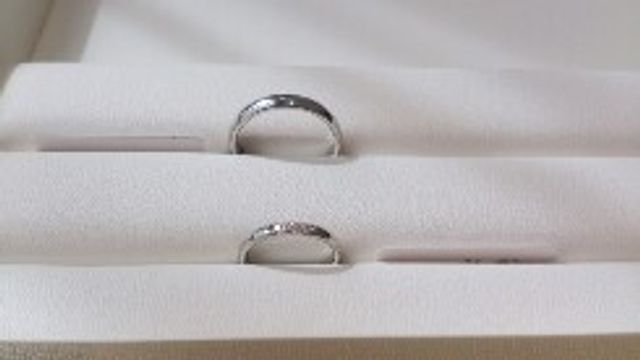 購入した結婚指輪
