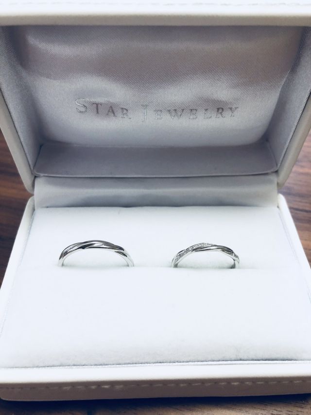 規則的に捻れたデザイン。シンプルなのに他店では見ない珍しさ有