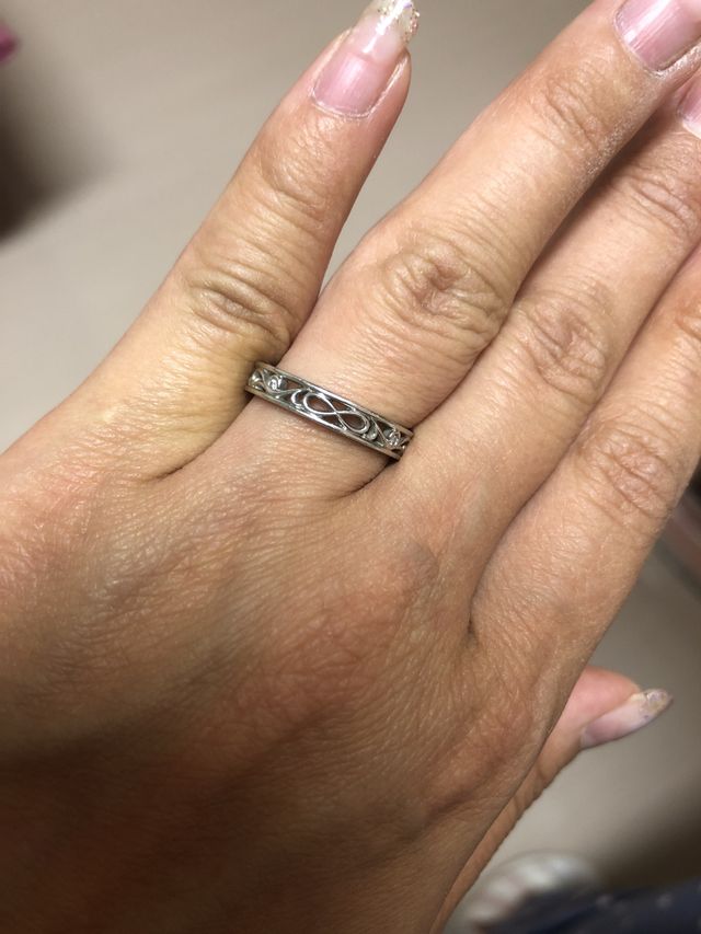 透かしで好きな『&infin;』マークを入れてもらいました。