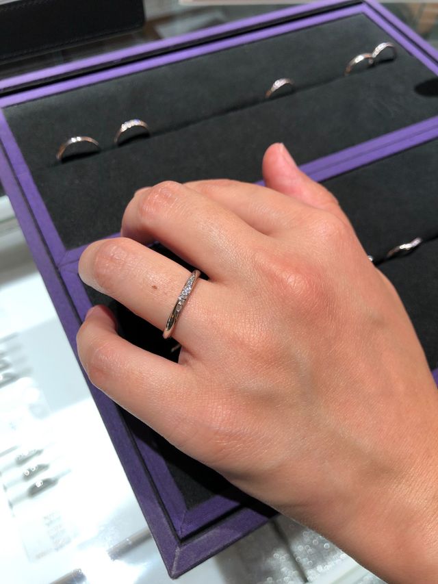 ボックスにある指輪は星の砂シリーズです