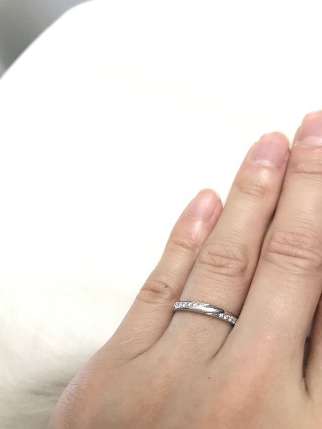 上品なデザインとつけ心地は毎日付けるのにぴったりです