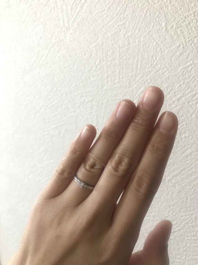 装着時の花麗。１つで存在力があります。