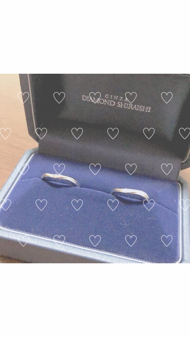 ペアのデザインの結婚指輪