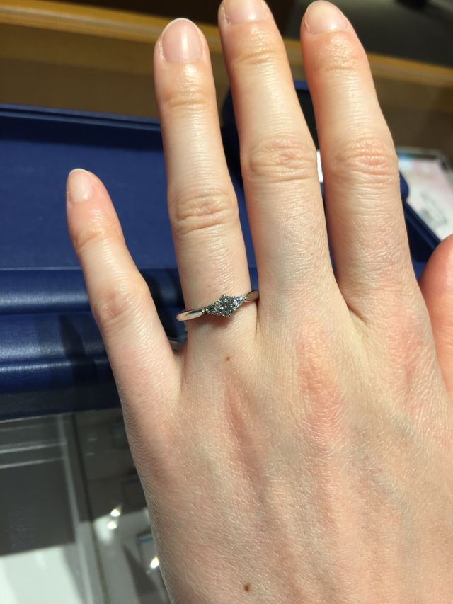 ダイヤの輝きが凄い