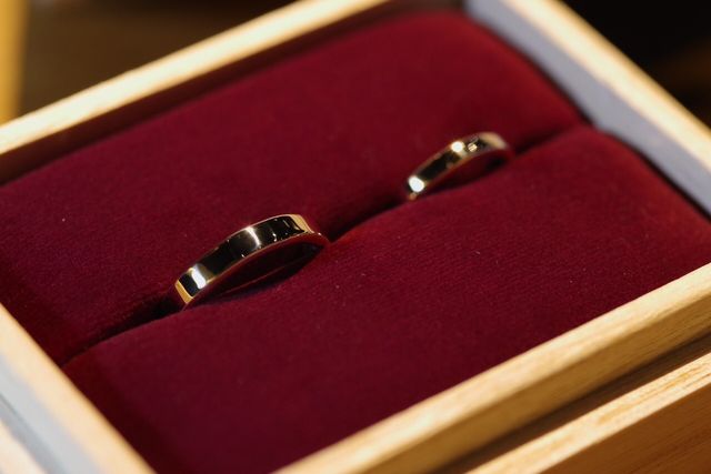 完成後は桐の小箱に入れて頂きました。