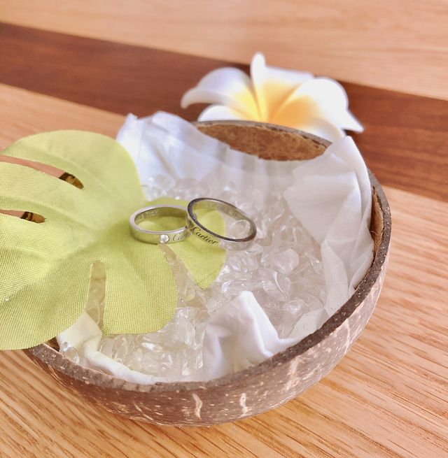 リング太めでシンプルのがよかったのでとても気に入っています♡