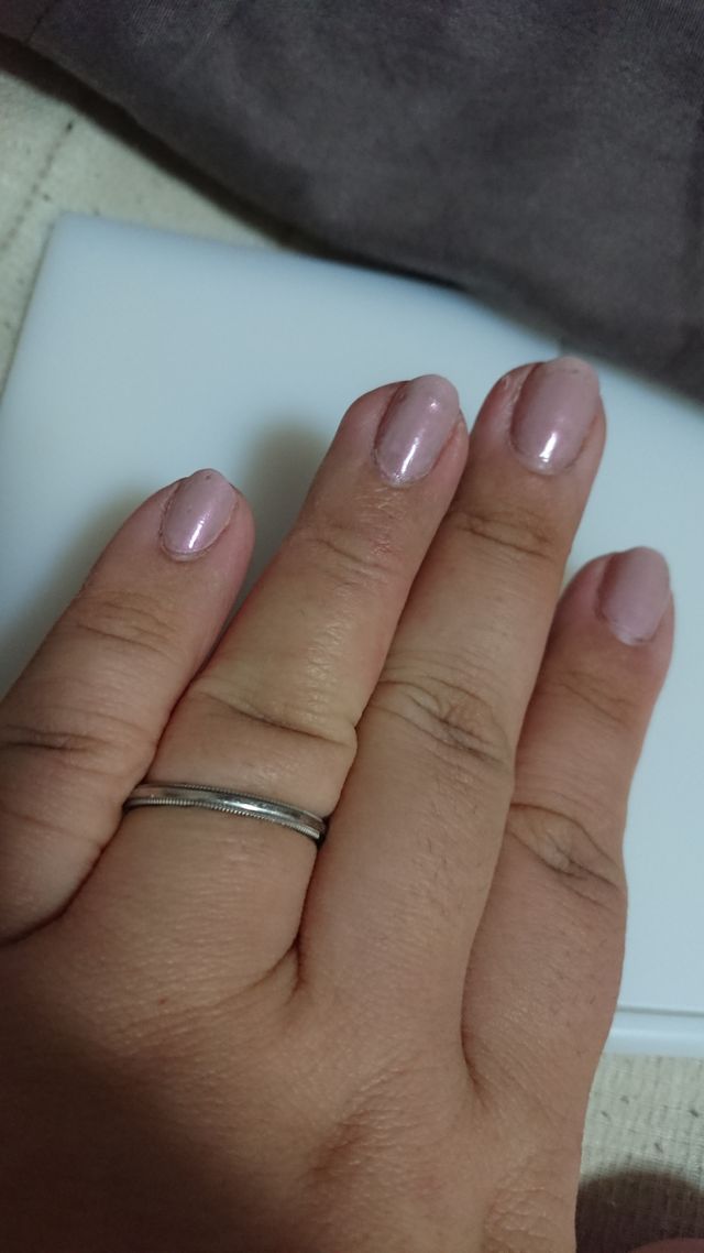 汚い手ですみません