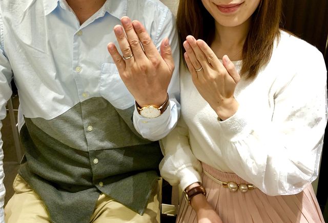 アイプリモさんに受け取りに行った際、記念に撮って頂きました。