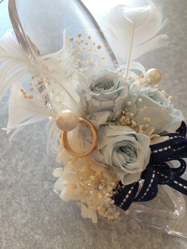 丸みのあるリングですが落ち着いてはめていられます。