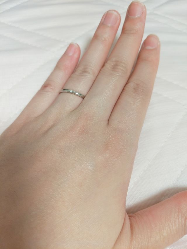 リーズナブルで、とてもかわいい指輪です。