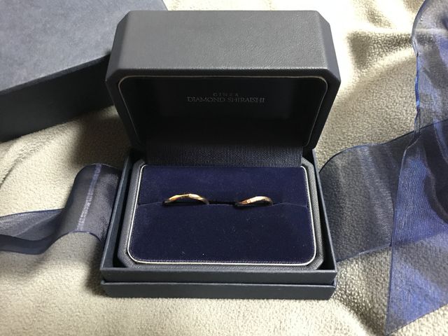 本日彼と一緒に箱を開けました。