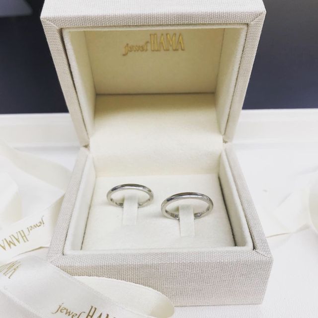 完成した指輪です！