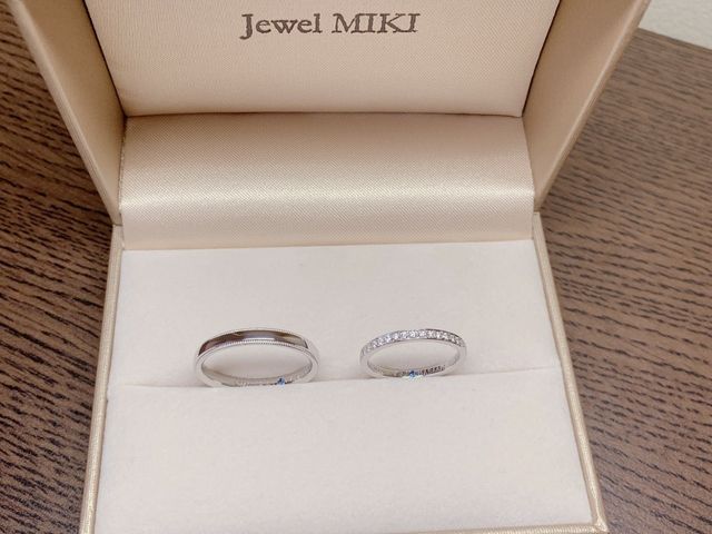 大満足の指輪が出来ました。