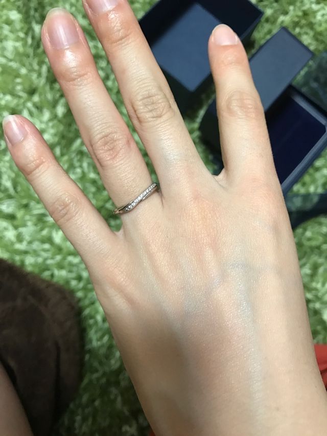 サイズ感、輝き共に大満足です。