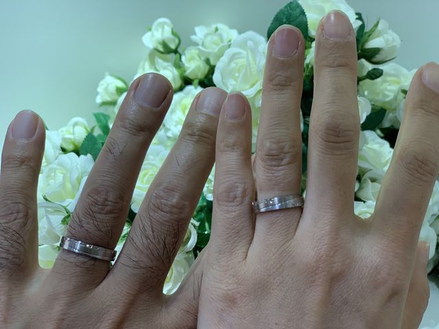 結婚20年目で、新しい結婚指輪を買いました。新たな出発です。