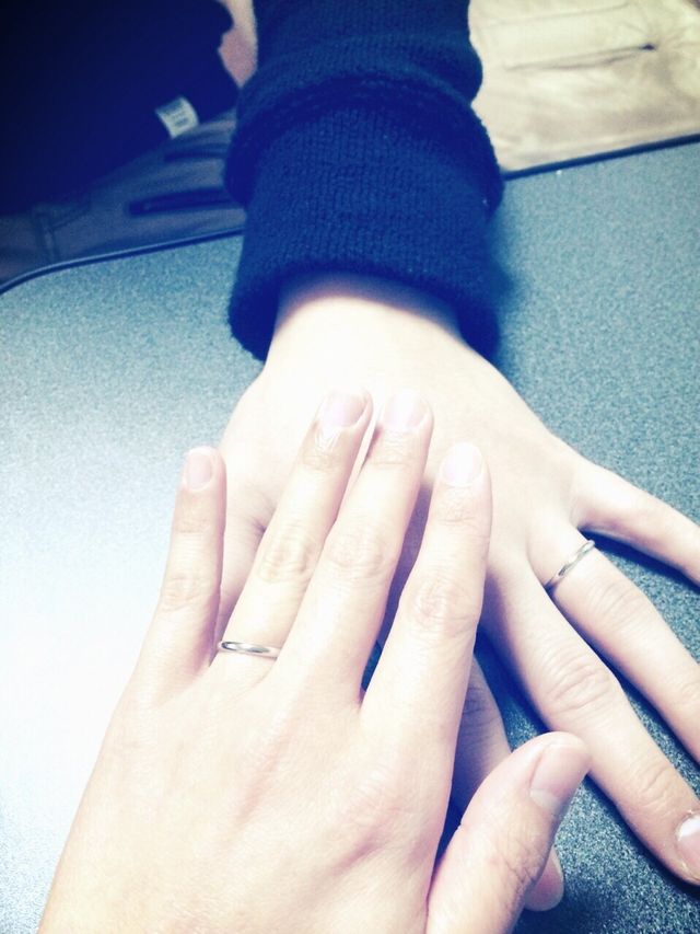 購入後入籍日に着用して撮影。