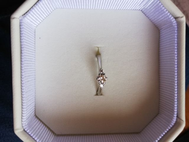 上品さのある素敵なデザインで輝きも良いです。