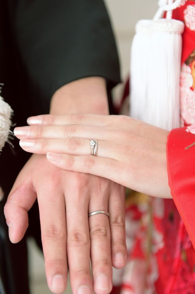 和装の前撮り時、カメラマンさんの計らいで撮影してもらいました