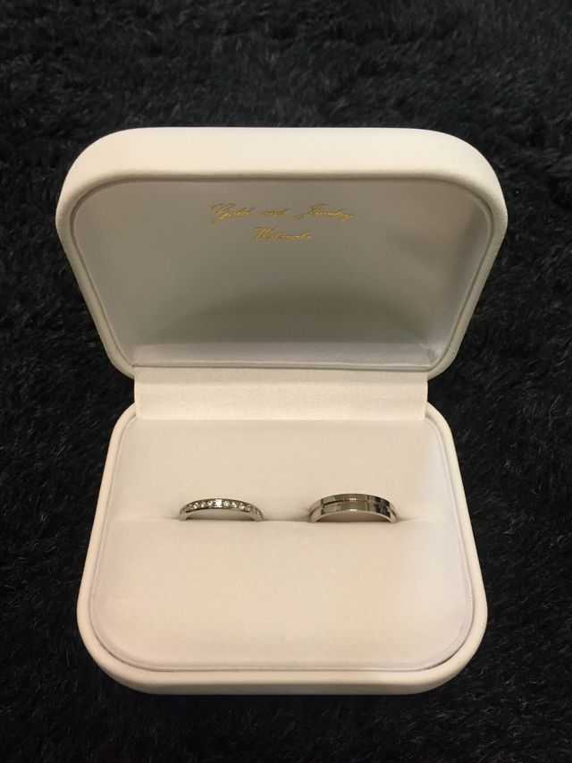 結婚指輪です