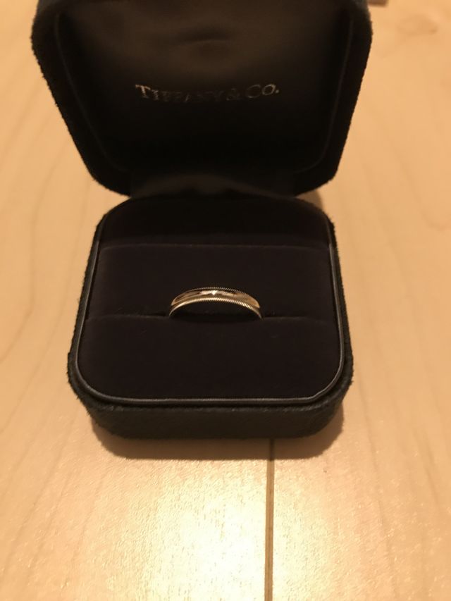購入した結婚指輪です
