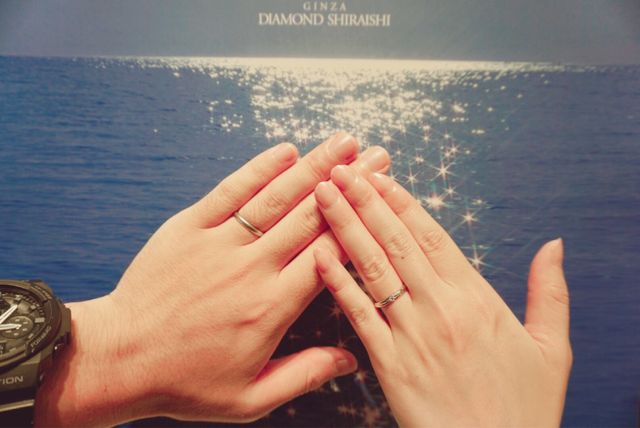 男性用はマット加工しました。