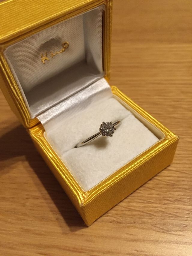 ダイヤの中を覗くと星が見えます。