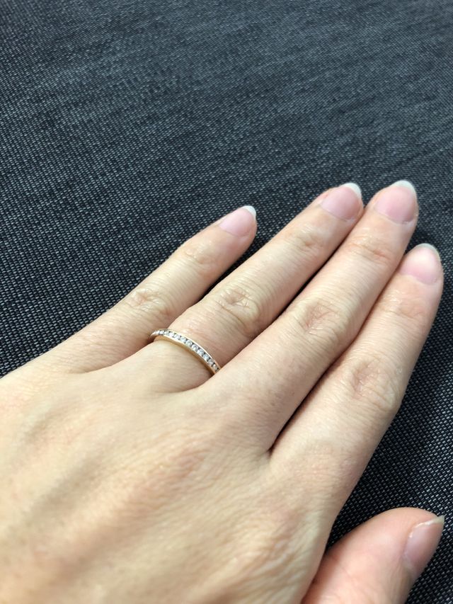 購入後の着用画像。