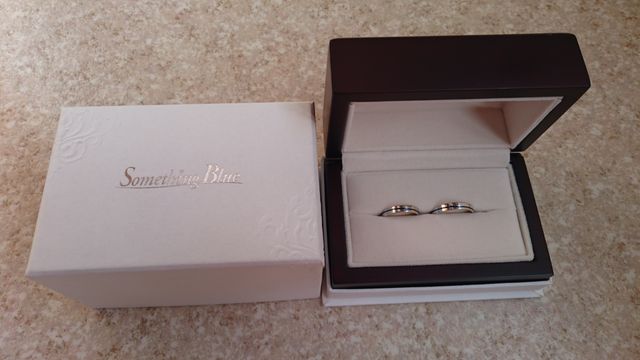 出掛ける時以外指輪は、しまってあります。