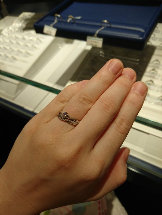 重ね付けしてみました。